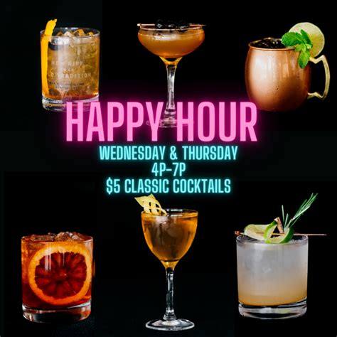 happy hour drinks near me.